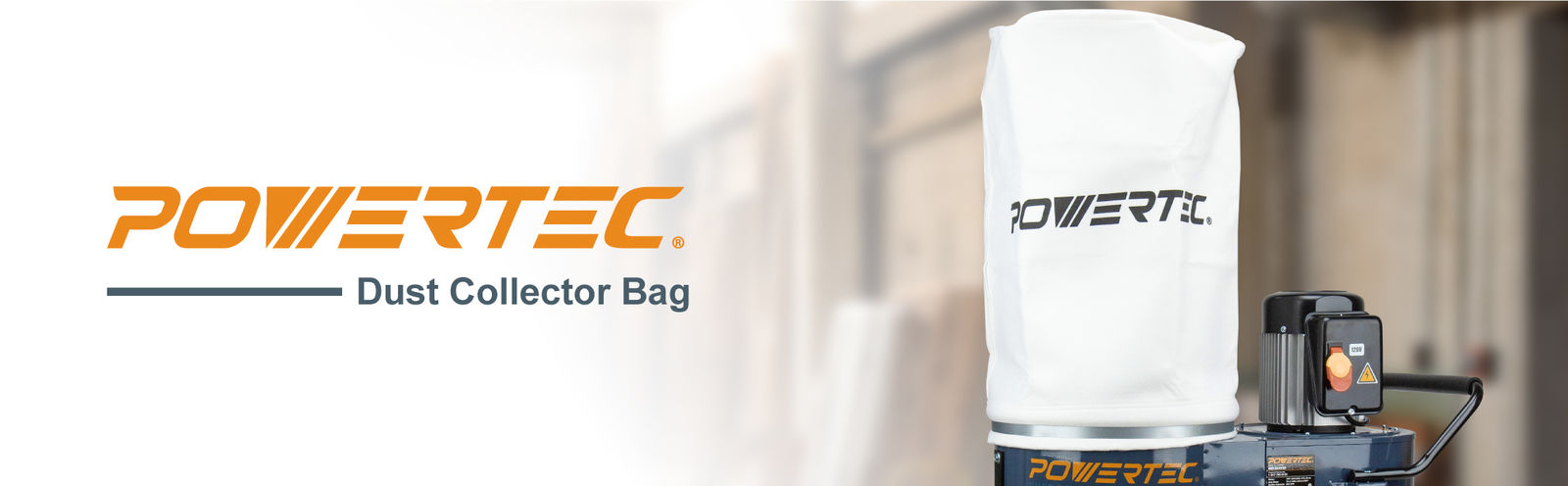 70006 727737821745 1 Micron 15" x 24" POWERTEC Dust Collector Bag 