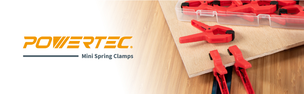 Mini Spring Clamp-Powertec Woodworking Tools and Accessories